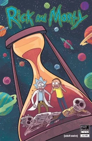 Rick and Morty 49 – Zac Gorman – Marmara Çizgi kitap kapağı