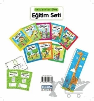 Okul Öncesi Eğitim Seti 5 Yaş (8 Kitap) – Abdullah Özbek – Çamlıca Çocuk Yayınları kitap kapağı
