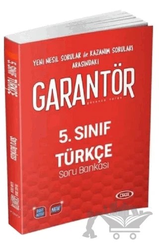 5. Sınıf Garantör Türkçe Soru Bankası – Kolektif – Data Yayınları kitap kapağı