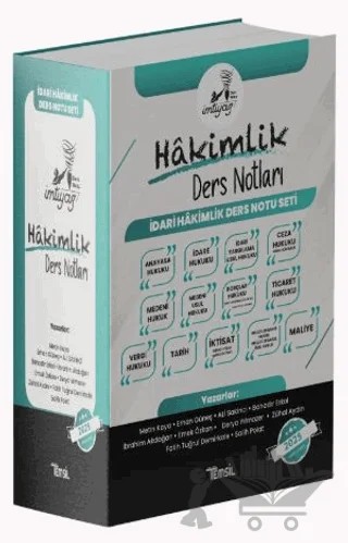 İmtiyaz İdari Hakimlik Ders Notları Seti – Metin Kaya, İbrahim Akdoğan, Ali Sakinci, Bahadır Erkol, Erhan Güneş, Emek Sultan Özkan, Derya Yılmazer, Zühal Aydın, Fatih Tuğrul Demirkale, Salih Polat – Temsil Kitap kitap kapağı