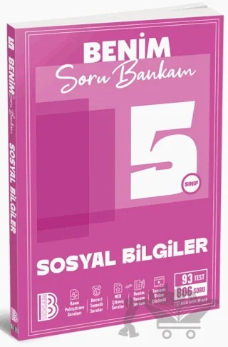 5. Sınıf Sosyal Bilgiler Benim Soru Bankam – Kolektif – Benim Hocam Yayınları kitap kapağı