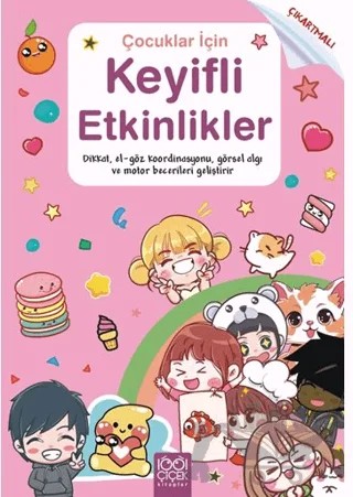 Çocuklar için Keyifli Etkinlikler – Valentina Figus – 1001 Çiçek Kitaplar kitap kapağı