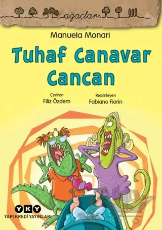 Tuhaf Canavar Cancan – Manuela Monari – Yapı Kredi Yayınları kitap kapağı
