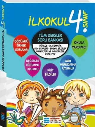 4. Sınıf Tüm Dersler Soru Bankası – Kolektif – Evrensel İletişim Yayınları kitap kapağı