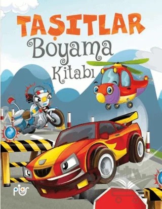 Taşıtlar Boyama Kitabı – Ferhat Çınar – Piar Kids kitap kapağı