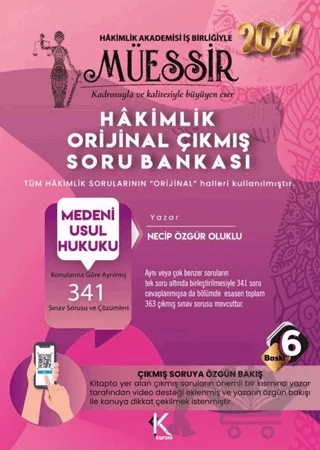 Müessir Medeni Usul Hukuku – Necip Özgür Oluklu – Kuram Kitap kitap kapağı