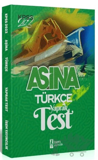 2023 İSEM KPSS Aşina Türkçe Çek Kopart Yaprak Test – Kolektif – İSEM Yayıncılık kitap kapağı