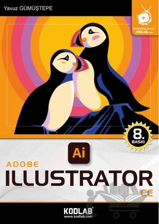 Adobe Illustrator CC – Yavuz Gümüştepe – Kodlab Yayın Dağıtım kitap kapağı