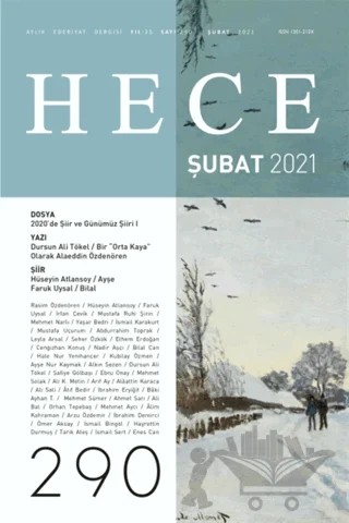 Hece Aylık Edebiyat Dergisi Sayı: 290 Şubat 2021 – Hece Dergisi kitap kapağı