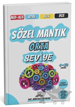 2025 MEB-AGS KPSS ALES DGS Sözel Mantık Orta Seviye 4x30 Tamamı Video Çözümlü Deneme Sınavı – Kolektif – Yeni Müfredat Yayınları kitap kapağı
