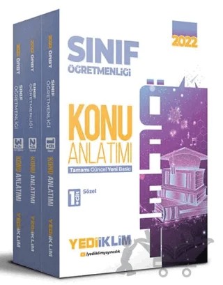 2022 ÖABT Sınıf Öğretmenliği Konu Anlatımlı Modüler Set – Kolektif – Yediiklim Yayınları kitap kapağı