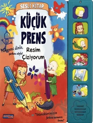 Resim Çiziyorum - Küçük Prens – Antoine de Saint-Exupery – Smarteach kitap kapağı