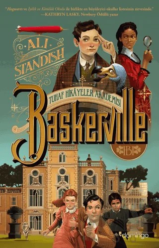 Tuhaf Hikayeler Akademisi Baskerville – Ali Standish – Domingo Yayınevi kitap kapağı