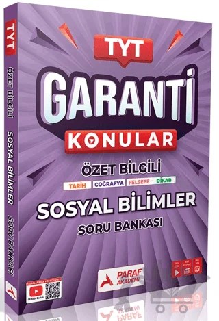 TYT Sosyal Bilimler Garanti Soru Bankası – Kolektif – Paraf Akademi kitap kapağı