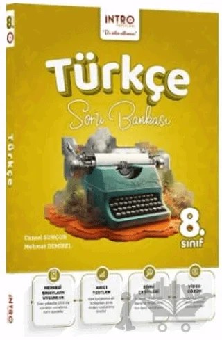 8. Sınıf Türkçe Soru Bankası – Cansel Sungur, Mehmet Demirel – İntro Yayınları kitap kapağı