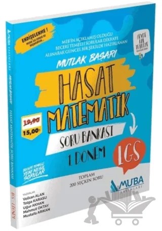 LGS 1. Dönem Matematik Hasat Soru Bankası – Kolektif – Muba Yayınları kitap kapağı