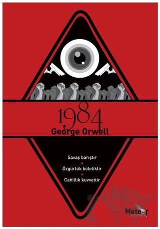 1984 – George Orwell – Meteor Yayınevi kitap kapağı