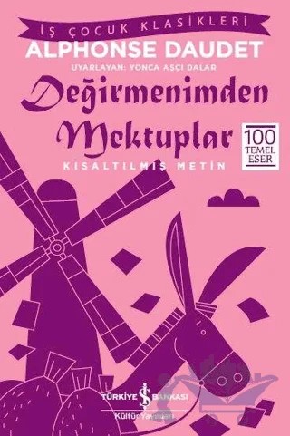 Değirmenimden Mektuplar – Alphonse Daudet – İş Bankası Kültür Yayınları kitap kapağı