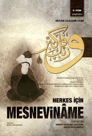 Herkes İçin Mesneviname – Mevlana Celaleddin Rumi – Eğitim Yayınevi kitap kapağı