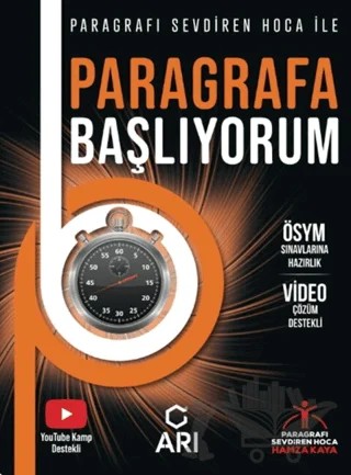 Paragrafa Başlıyorum – Hamza Kaya – Arı Yayıncılık kitap kapağı