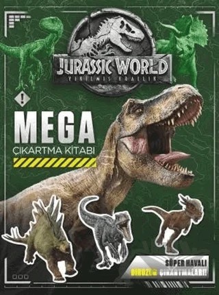 Jurassic World - Mega Çıkartma Kitabı – Kolektif – Doğan Egmont Yayıncılık kitap kapağı