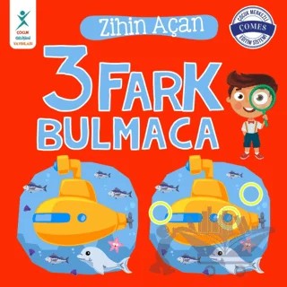 Zihin Açan 3 Fark Bulmaca – Kolektif – Çocuk Gelişimi Yayınları kitap kapağı