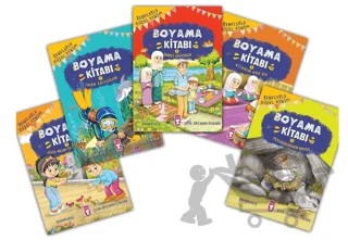 Renklerle Güzel Dinim Boyama Kitabı Set (5 Kitap) – Asuman Kılıç – Timaş Gülce Çocuk kitap kapağı