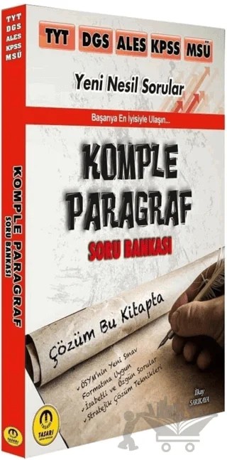 Komple Paragraf Soru Bankası – İlkay Sarıkaya – Tasarı Eğitim Yayınları kitap kapağı