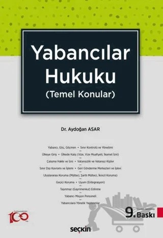 Yabancılar Hukuku – Aydoğan Asar – Seçkin Yayıncılık kitap kapağı