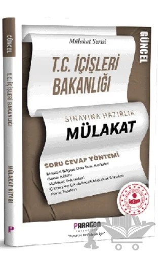 T.C. İçişleri Bakanlığı Sınavına Hazırlık Mülakat – Kolektif – Paragon Yayıncılık kitap kapağı