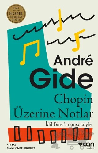 Chopin Üzerine Notlar – Andre Gide – Can Yayınları kitap kapağı