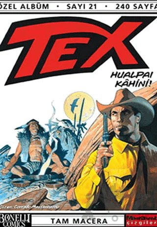 Tex Özel Albüm Sayı: 21 Hualpai Kahini – Claudıo Nizzi – Oğlak Yayıncılık kitap kapağı