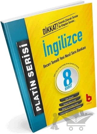 Platin Serisi 8. Sınıf İngilizce Soru Bankası – Kolektif – Basamak Yayınları kitap kapağı