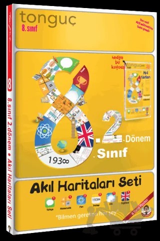 8. Sınıf 2. Dönem Akıl Haritaları Seti – Kolektif – Tonguç Akademi kitap kapağı