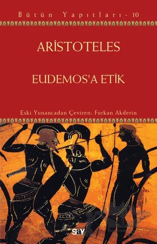 Eudemos'a Etik – Aristoteles – Say Yayınları kitap kapağı