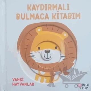 Kaydırmalı Bulmaca Kitabım - Vahşi Hayvanlar – Kolektif – Masalperest kitap kapağı