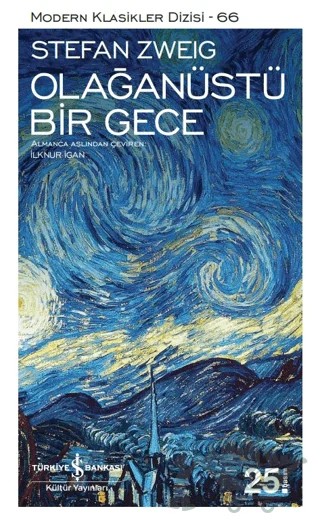 Olağanüstü Bir Gece – Stefan Zweıg – İş Bankası Kültür Yayınları kitap kapağı