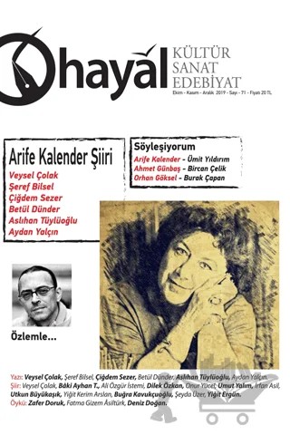 Hayal Kültür Sanat Edebiyat Dergisi Sayı: 71 – Hayal Yayınları kitap kapağı