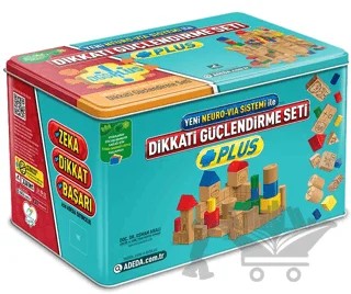 Dikkati Güçlendirme Seti Plus 5 Yaş C – Osman Abalı – Adeda Yayınları kitap kapağı