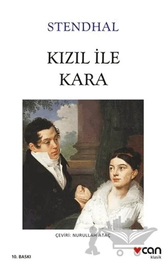Kızıl ile Kara – Marie-Henri Beyle Stendhal – Can Yayınları kitap kapağı