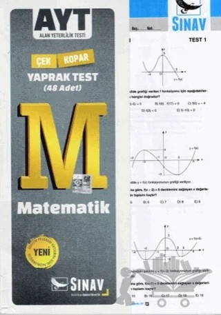 AYT Matematik Yaprak Test – Kolektif – Sınav Yayınları kitap kapağı