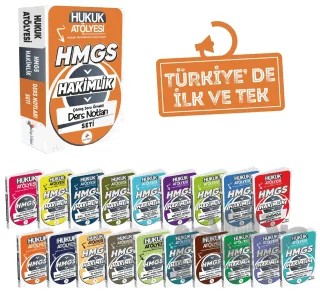 Hukuk Atölyesi HMGS Hakimlik Ders Notları Modüler Set – Mustafa Dinçdemir, Murat Soylu, Kenan Bulut, İlker Eroğlu, Devrim Toklucu, Okan Yıldırım, Ekrem Benzer – Dizgi Kitap kitap kapağı
