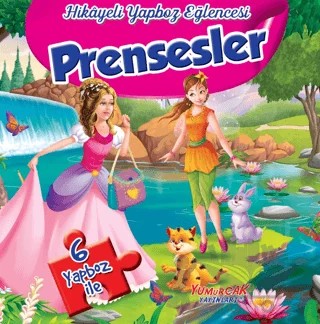 Hikayeli Yapboz Eğlencesi - Prensesler – Kolektif – Yumurcak Yayınları kitap kapağı