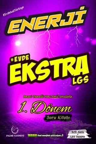 Palme Enerji Evde Ekstra LGS 1. Dönem Soru Kitabı – Kolektif – Palme Yayınları kitap kapağı
