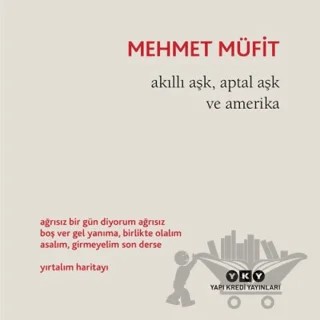 Akıllı Aşk, Aptal Aşk ve Amerika – Mehmet Müfit – Yapı Kredi Yayınları kitap kapağı