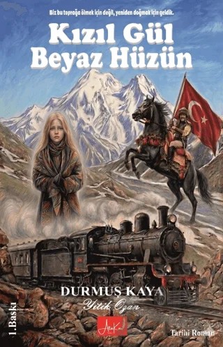 Kızıl Gül Beyaz Hüzün – Durmuş Kaya Yitikozan – Atakar Yayıncılık kitap kapağı