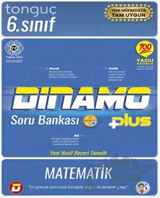 6. Sınıf Dinamo Matematik Soru Bankası – Kolektif – Tonguç Akademi kitap kapağı