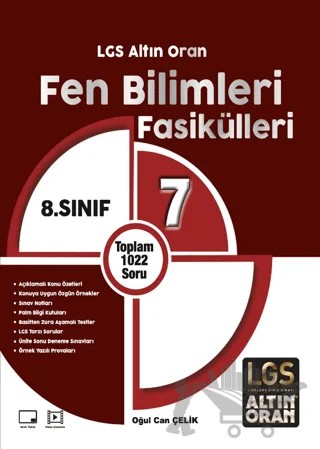 8. Sınıf Fen Bilimleri Fasikülleri (7 Fasikül) – Oğul Can Çelik – Palme Yayınları kitap kapağı