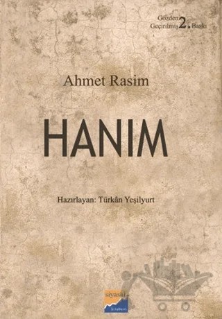 Hanım – Ahmet Rasim – Siyasal Kitabevi kitap kapağı