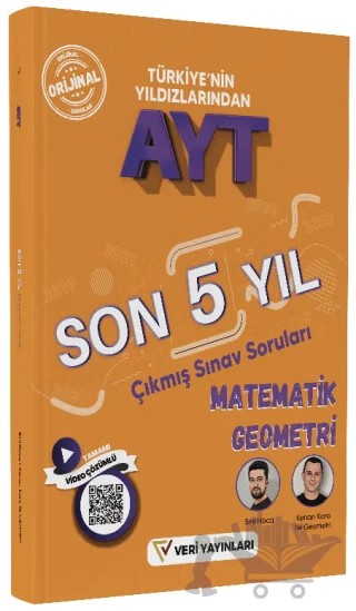 AYT Matematik Geometri Son 5 Yıl Çıkmış Sınav Soruları – Kenan Kara – Veri Yayınları kitap kapağı